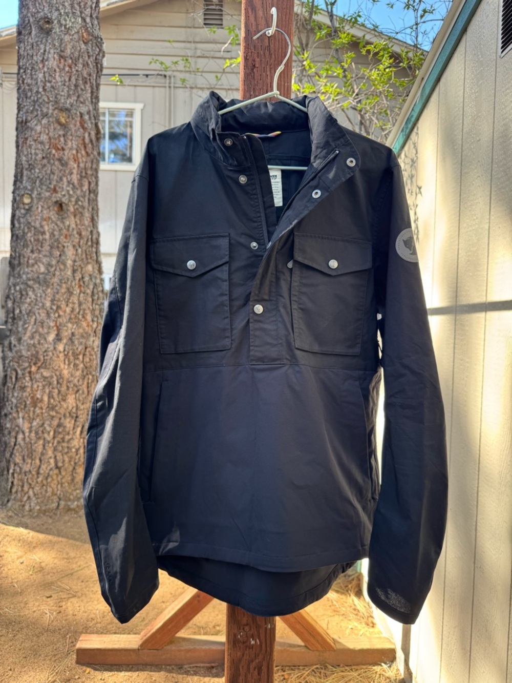 Fjallraven + Specialized Raven Anorak Jacket Mens Black Biking Hiking M